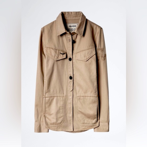 ZADIG & VOLTAIRE - Military Vest - Embroided Love Now - Picture 6 of 6